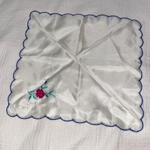 Vintage Silk Handkerchief - Picture 3 of 5